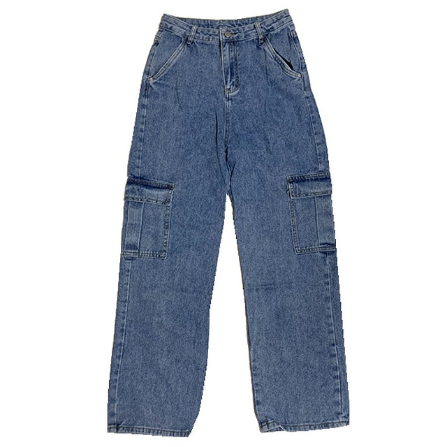 【Select】Pocket High Waist Denim