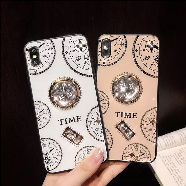 スマホリング付iphoneケース キラキラ 時計 スチームパンク Iphone6 6s 6 6splus 7 7plus 8 8plus X Xs Xsmax X 11 11pro 11promax Glory