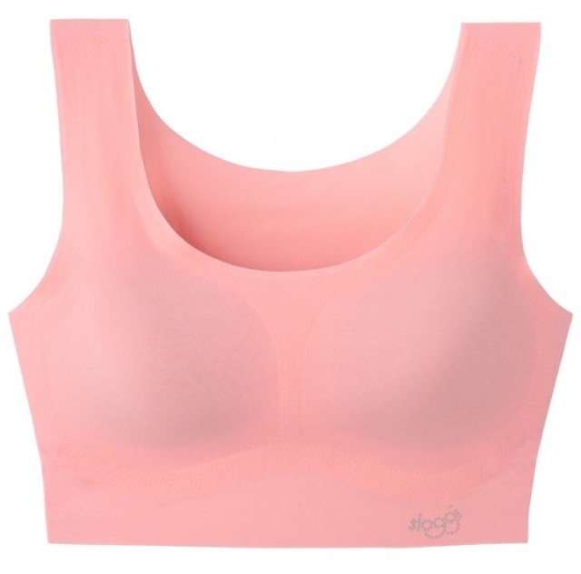 ブラトップ ナイトブラ トリンプ スロギー ゼロフィールg016 カップ付きハーフトップ Sloggi Zero Feel S M L Sloggi G016 N Top Enjel