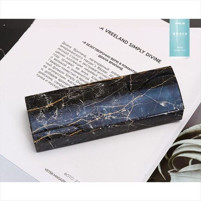 メガネケース 眼鏡ケース ハードケース レザーケース マーブル 大理石模様 おしゃれ かわいい 個性的 スクエア型 使いやすい プレゼント コンパクト 眼鏡入れ フェイクレザー メンズ レディース ユニセックス 10代 代 30代 40代 Laff Store 会社情報 納期の確認を