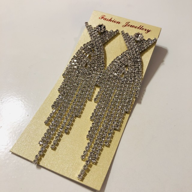 New クリスタルピアス イヤリング変更可 Kathy Co