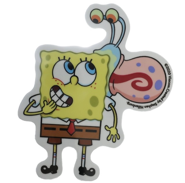 ステッカー スポンジボブ ボブ ゲイリー Sp Seal Party