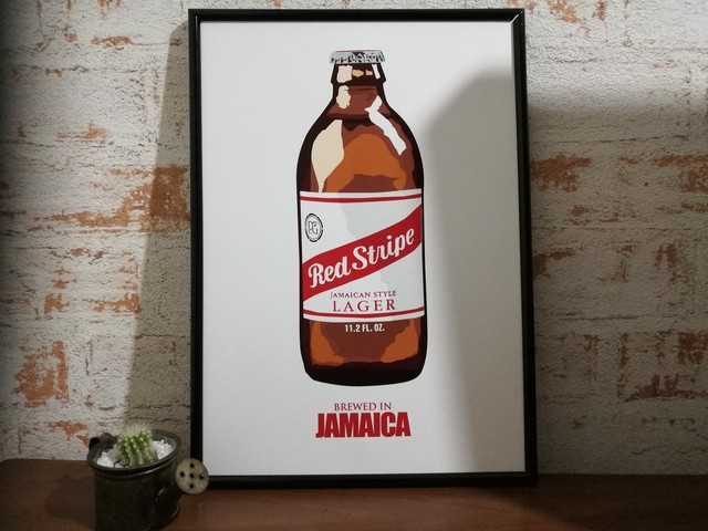 アートポスター おしゃれインテリア Jamaica Beer 01 F A M Design Shop