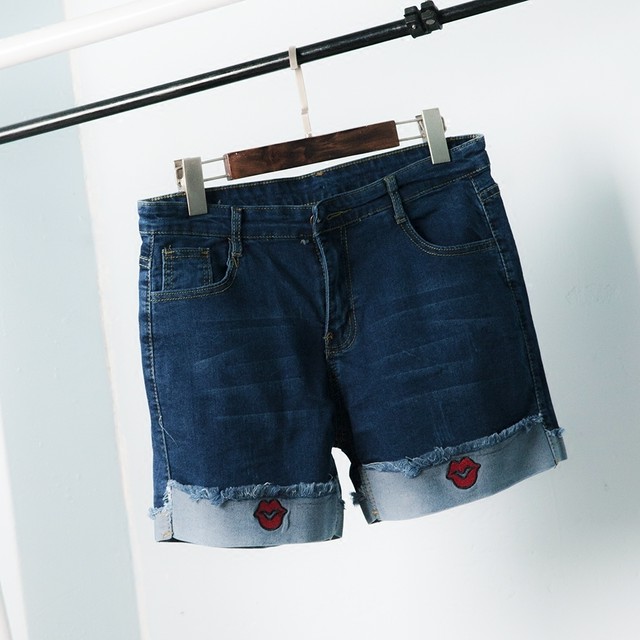デニム ショート パンツ ハイウエスト ショート カジュアル インディゴ