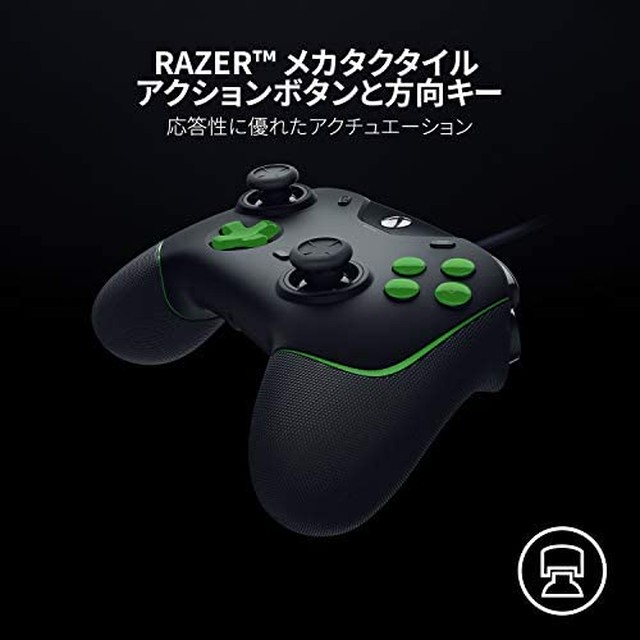 Jpcs Razer Wolverine V2 ゲーミング コントローラー Razer メカタクタイル アクションボタン 方向キーのボタンの割り当て可能 トリガーストップによるヘアトリガーモード付き 集中連射 Windows10 Xbox One Xbox Series X S Pc対応 日本正規代理店保証品 Rz06