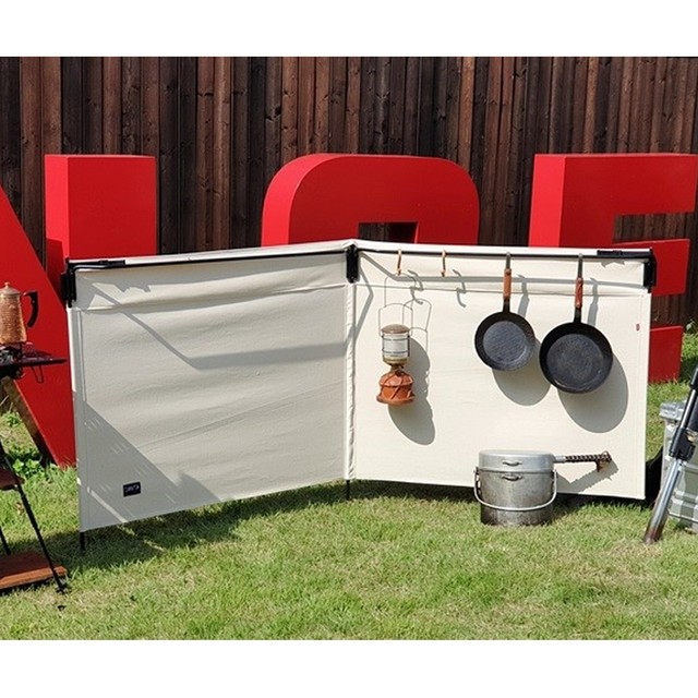 Inota ウインドスクリーン アイボリー コットン素材 Sotosotodays