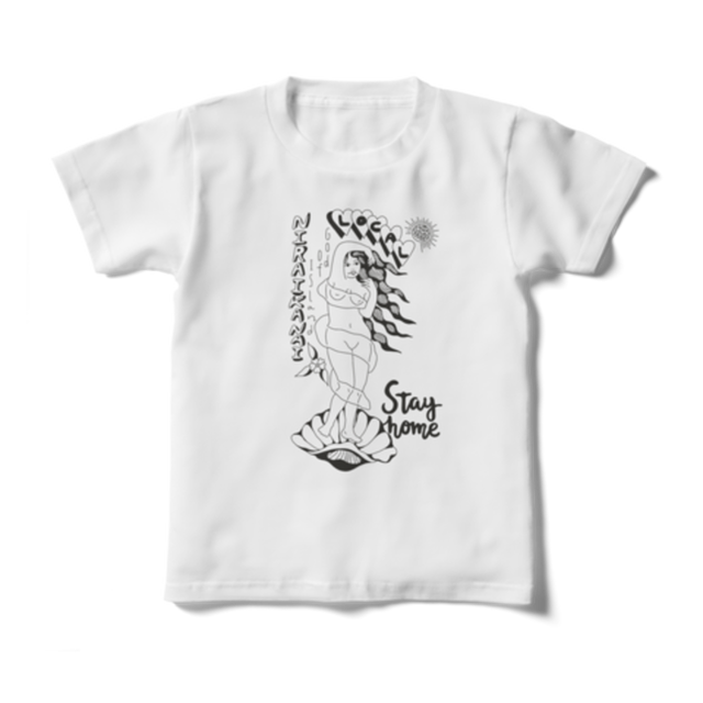 キッズNIRAIKANAIステイホームTシャツ