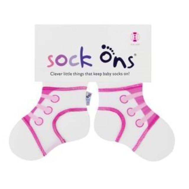 Sock Ons ソックオンス スノーホワイト スニーカー柄 赤ちゃん 靴下 ベビーグッズ 脱げない 出産祝い Lynx リンクス ベビー用品 子供服 赤ちゃん通販