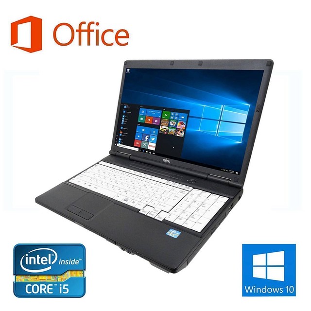 サポート付き Hdd 2tb 富士通 A572 E メモリー8gb Windows10 Pc サクサク パソコン 大画面15 6型hd液晶 大容量 Office 16 Optimizebus