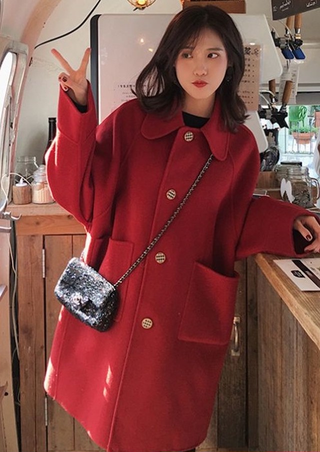 温度 ビザ ホーン 冬 コート 赤 Fuudfood Jp