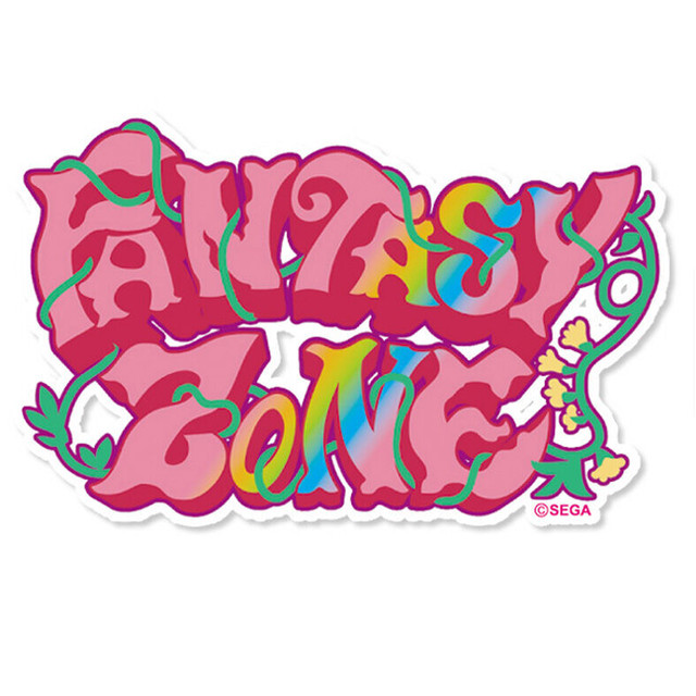 ファンタジーゾーン ロゴステッカー / GAMES GLORIOUS