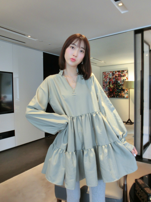 ワンピース 長袖 ミドル丈 キュート 春 夏 Sy 3 626 Dress Sugar Moon