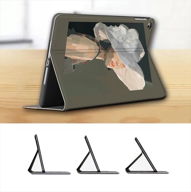 Ipadケース ブック型 油絵風 女性 人気 Ipad Pro Air Mini おしゃれ アイパッドケース 手帳型 スタンド フェイクレザー カバー 保護ケース 取寄 発送目安14 21日営業日 Laff Store 会社情報 納期の確認をお願いします