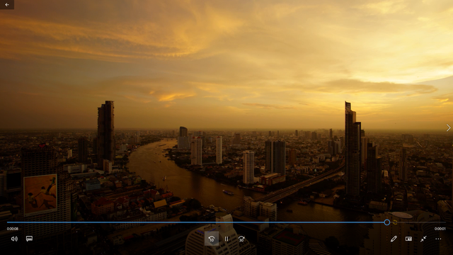 動画素材 夕暮れ時 高いビルからのタイ バンコクの風景のタイムラプス Travel Life Photo