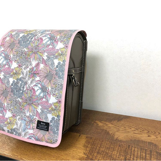 サイズオーダー ランドセルカバー リバティ アンジェリカ ガーラ ピンク Reco Liberty Art Museum