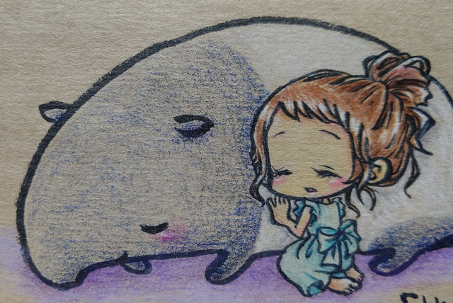 おやすみバクさん Shkaのおえかき屋さん