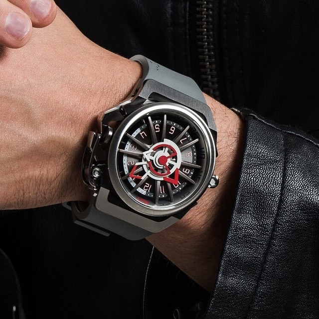 【MAZZUCATO マッツカート】RIM-09(グレー×レッド)/正規輸入品