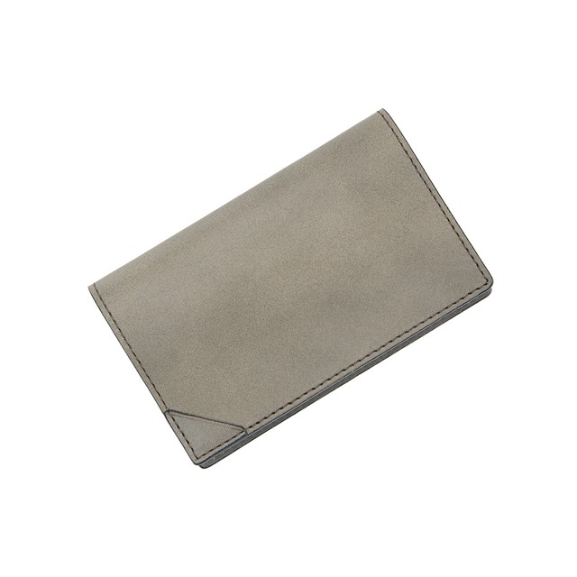 FLAT CARD CASE GRAY