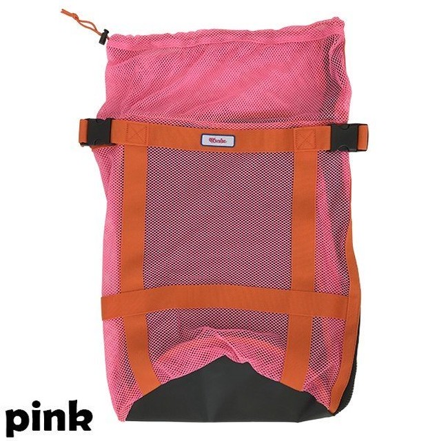 Gb 7118 ガル Gull メッシュバッグ リュックサック 大容量 マリンスポーツ スノーケリング おしゃれ ピンク Beachdays Okinawa
