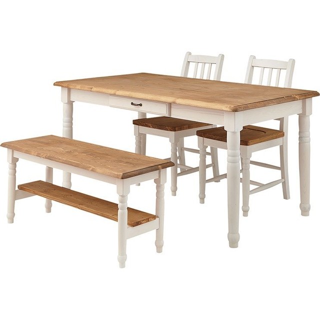 French County Dining Set / 4点セット フレンチカントリー ダイニングセット