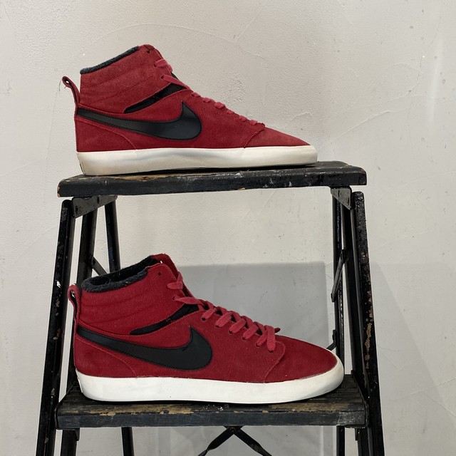Nike ナイキ ハイカットスニーカー 赤 26 5cm Slat Albatross Vintage