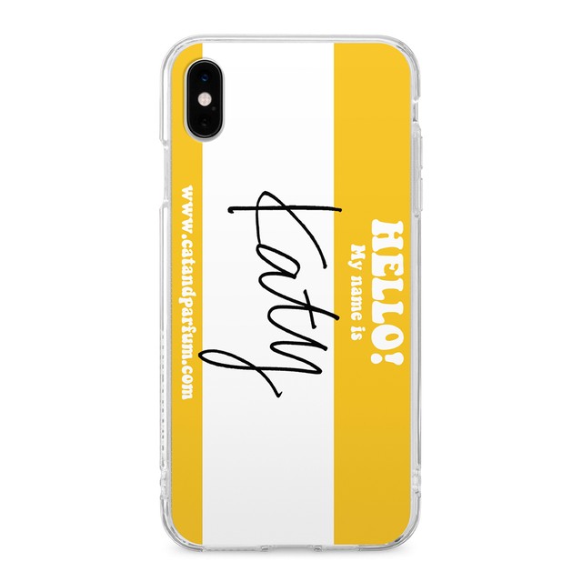 ''HELLO! My name is'' Custom iPhone Case