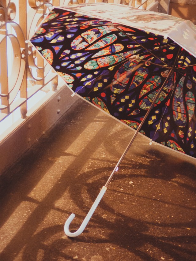 薔薇窓傘 アミアン大聖堂 Rose Window Umbrella Of Cathedral Basilica Of Our Lady Of Amiens 薔薇窓傘 Rose Window Umbrella