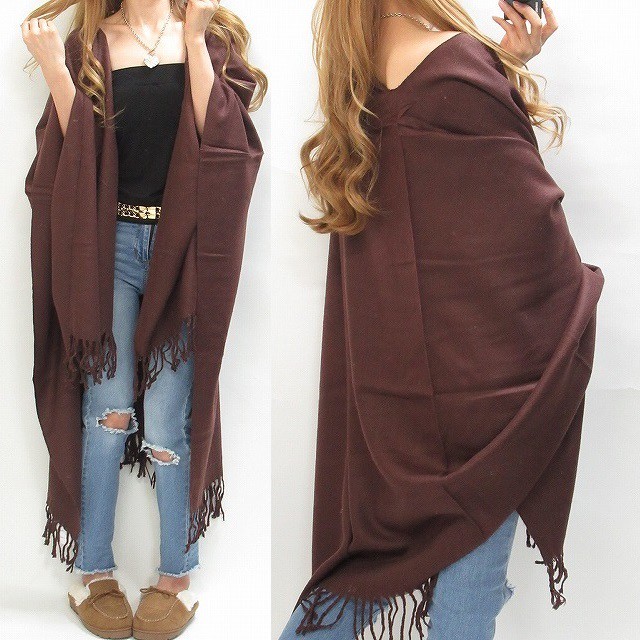 在庫限りsale ガウン 大判ストール ポンチョ マフラー Yug Project By Yugstyle