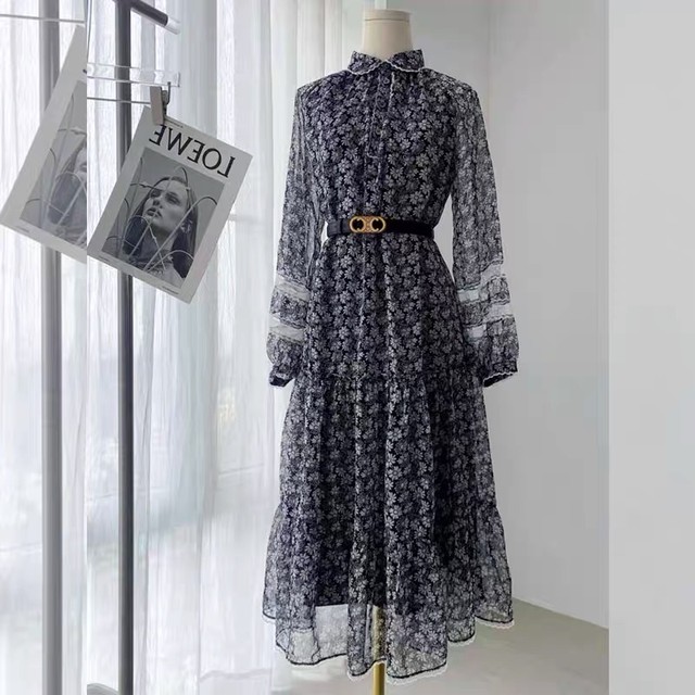 flower long dress