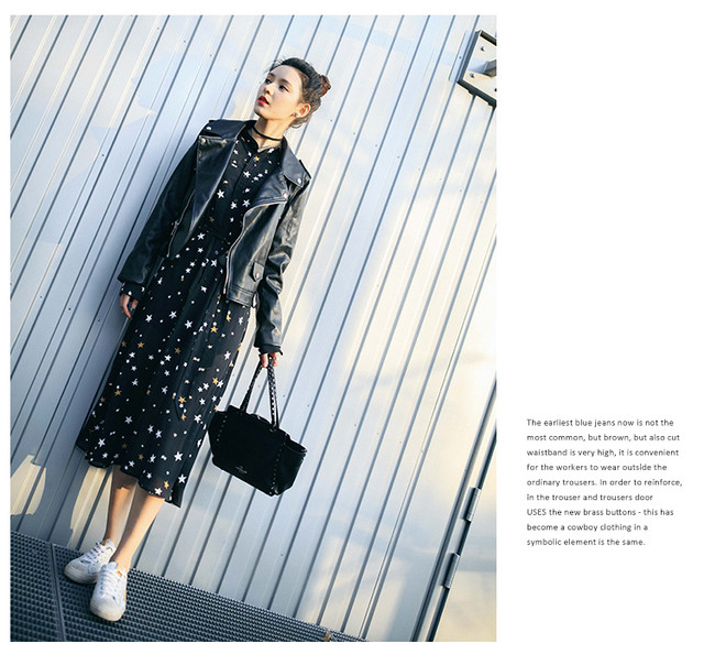 レトロ ワンピース 英国風ワンピース シャツワンピース 秋 ワンピース 大きいサイズ レディース ネックリボン 星柄 ワンピース 秋服 長袖 ロング丈 マキシ丈スカート 通勤 通学 秋新作 秋冬 Ncho