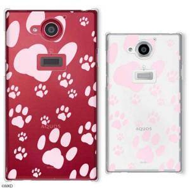 Docomo Aquos Zeta Sh 03g Aquos Zeta Sh 01g Sh 04f Zeta Sh 01f Zeta Sh 06e Sh90b ほぼスマホ Zeta Sh 02e 肉球 ピンク2 ネコ イヌ 動物 アニマル スマホ ケース ハード カバー アクオス フォン アクオスホン スマホカバー ドコモ Ridere