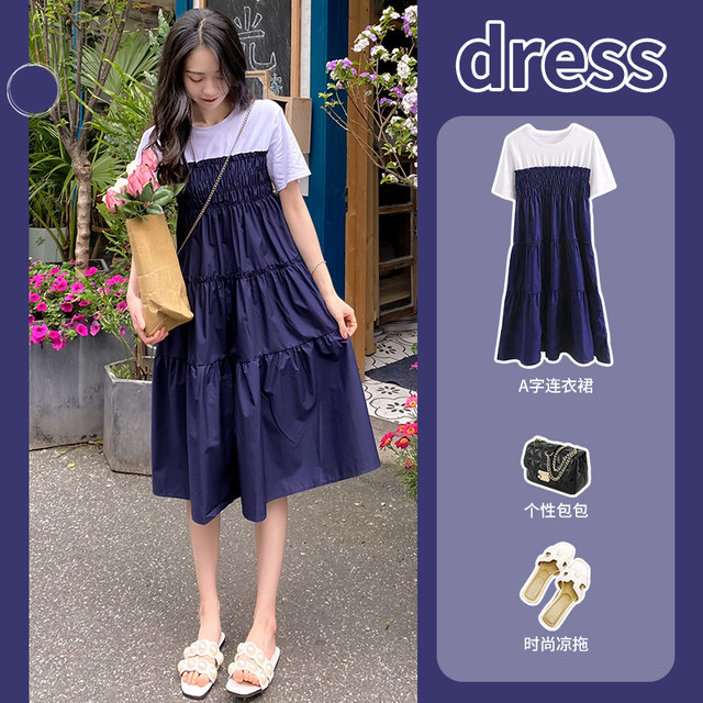 新品 妊娠中の女性モデル潮母妊娠後期ロングロングファッションエングスタイル大サイズ妊婦 大きめサイズ チュニック ワンピース レギンス スカート サロペット ローライズ スパッツ エプロンワンピ 授乳服 ロングトレーナー ジャンパースカート オールインワン