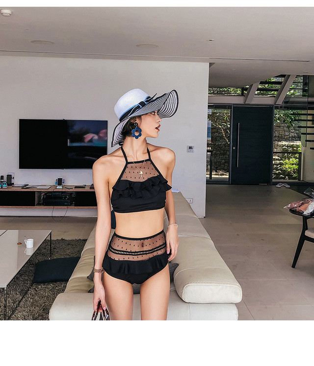 行く 曲げる 物質 ハイネック ビキニ 19 Samardac Com