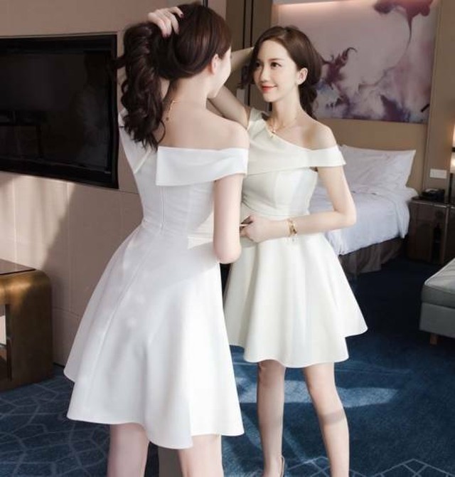 ドレス 結婚式 お呼ばれドレス パーティードレス 代 30代 40代 大きいサイズ オフショルダー ノースリーブ 肩だし ミニスカート二次会 ワンピース お呼ばれ 同窓会 Dressy Lily ドレッシーリリー プチプラドレスワンピース専門店