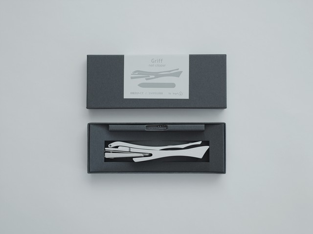 ネイルクリッパーgriff ガラス製爪ヤスリ付 ヨシタ手工業デザイン室