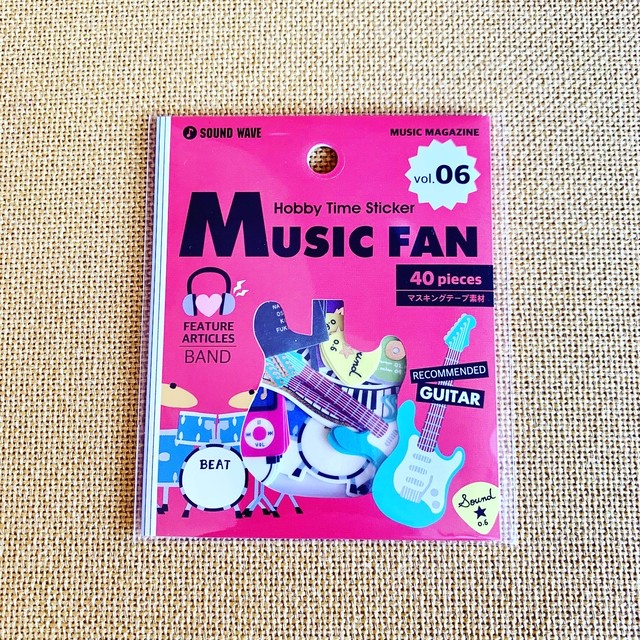 Music ホビー タイム ステッカー マスキングテープ専門店 ヨハク社