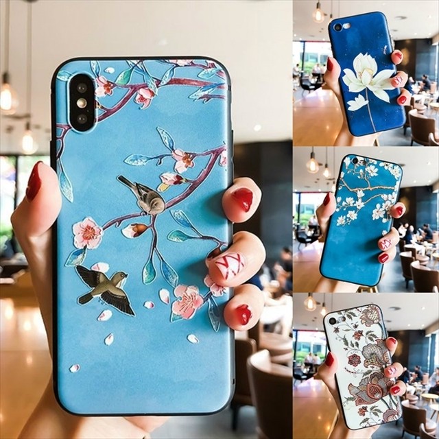 Iphoneケース フラワーデザイン エレガント 高見え 個性的 レトロ かわいい おしゃれ カバー スマホケース 花柄 ブルー ウグイス 6 6s 6plus 6splus 7 8 7plus 8plus X ソフトジャケット レディース プレゼント インスタ映え 大人可愛い 取寄 発送目安14 21日営業日