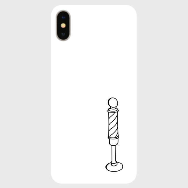 サインポール 強化ガラスiphoneケース Tokodesign