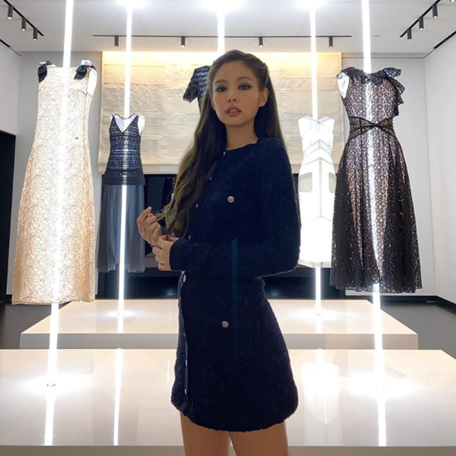 Blackpink ブルピン Jennie ジェニー 着用 ニット カーディガン スーツ Id251 K Pop Dmar