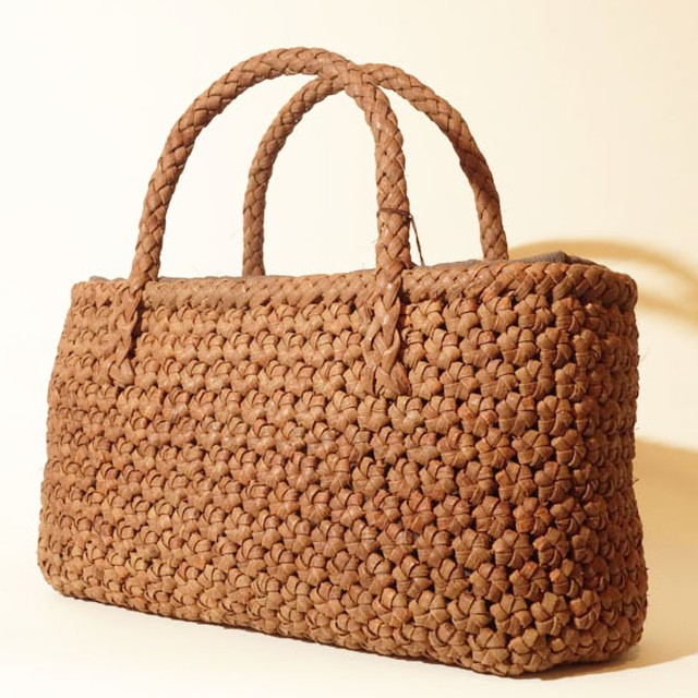 山葡萄 花結び編み 5 ひご 籠バッグ 加根古工房 工房 Kago 籠バッグ 財布 花器等