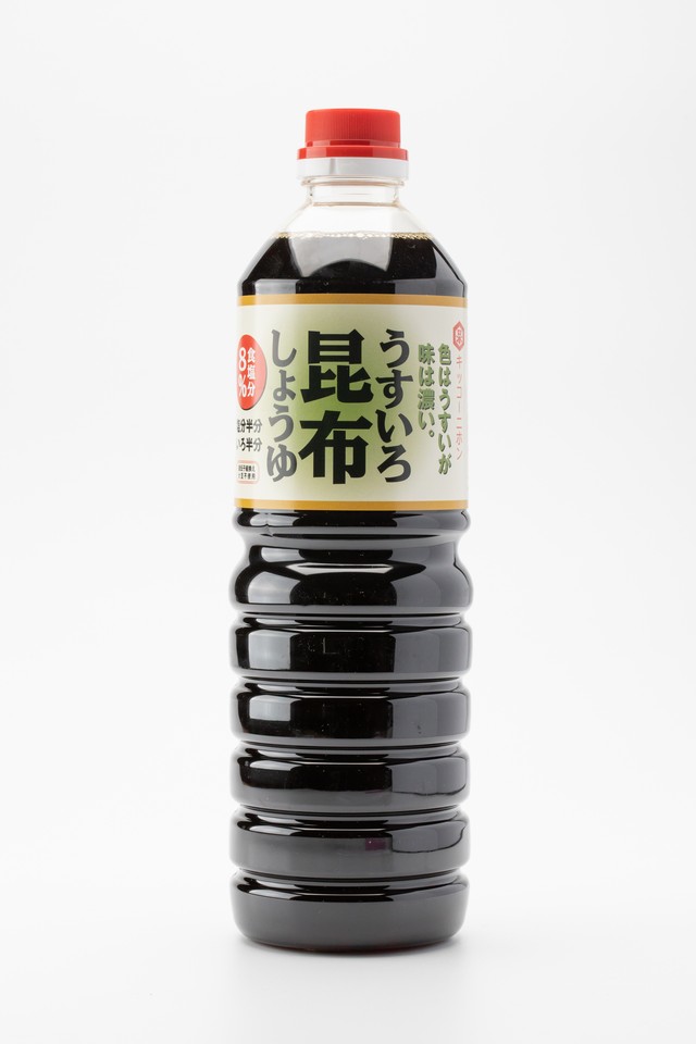 【生活応援セール】うすいろ昆布しょうゆ1リットル(塩分8%) ¥370→¥290