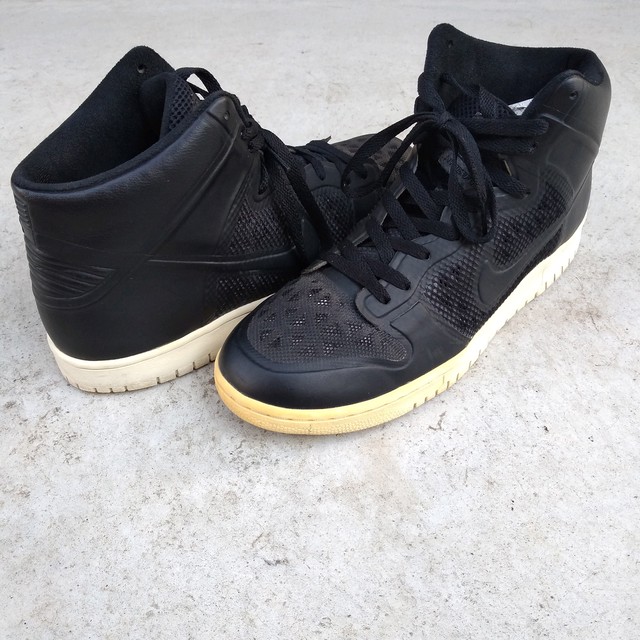 10年製 ナイキnike ハイパーフューズ Hyperfuse ダンク ハイ Dunk Hi Fuse ハイカット スニーカー 29 黒 O 古着屋rainbowfield Since 06
