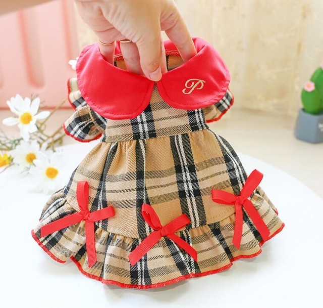 バーバリーチェック ワンピース Littlepeach