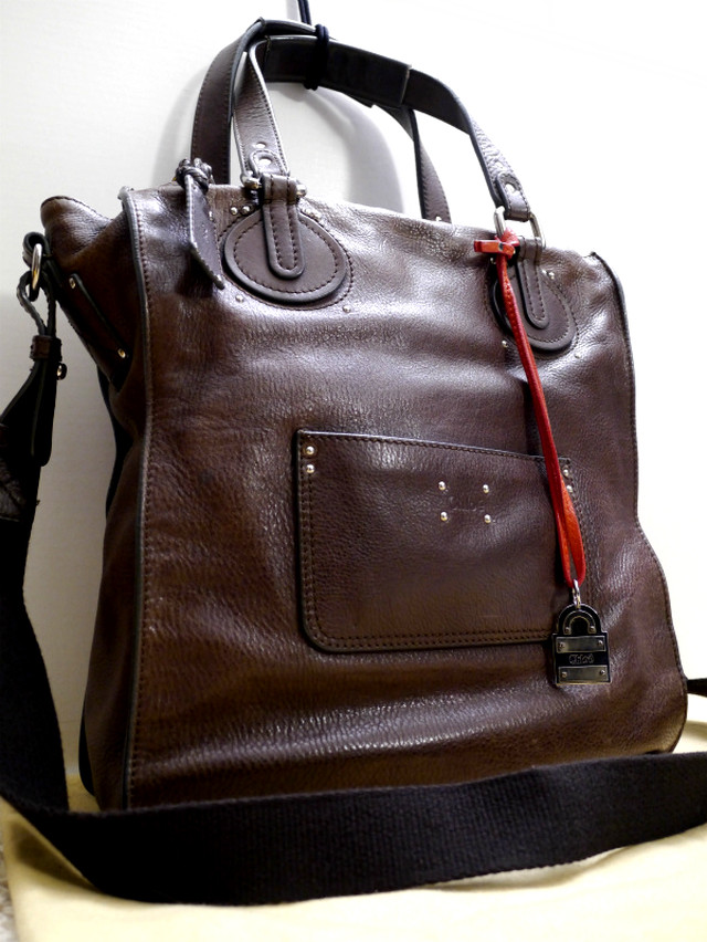 バレンタイン限定品 Chloe クロエ メンズ ミスターパディントン 対応 2way レザー トート バッグ 茶 バレンタイン限定のメンズライン Dearlive Tokyo ディアライブ東京