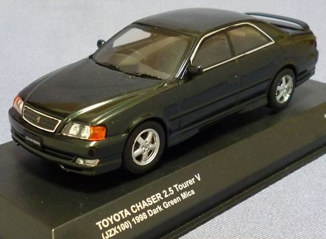 京商kdg トヨタ チェイサー 2 5ツアラーv Ta Jzx100 暗緑メタ 絶版ミニカーショップ モノ レブ Base店