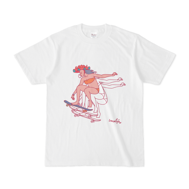 スケート花笠っ子Tシャツ