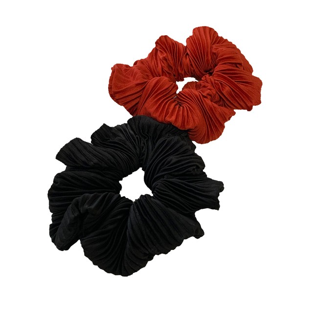Rib Chiffon Scrunchie