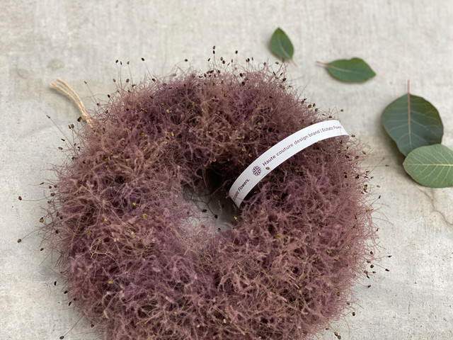 SMOKE TREE WREATH スモークツリーリース02【Small】