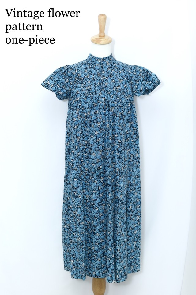 vintage rétro flower pattern onepiece