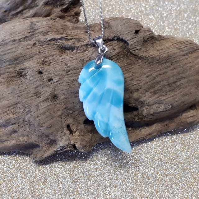 ラリマー ペンダントトップ エンジェルウイングタイプ 2 9グラム Mmr Stars Shop